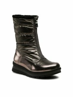 Εξοδος 🔔 Nelli Blu Μπότες Χιονιού CS5595-01 Ασημί 🔔