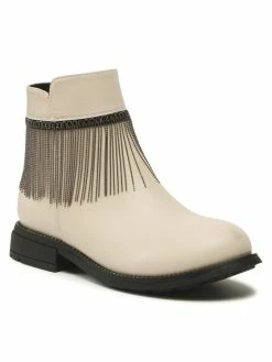 Εκπτωση 🤩 Nelli Blu Μποτίνια CS2920-32 Μπεζ ❤️