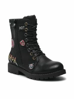 Καλύτερη πώληση 🌟 Nelli Blu Μπότες Χιονιού Ορειβατικά παπούτσια CS2665-06 Μαύρο ⭐