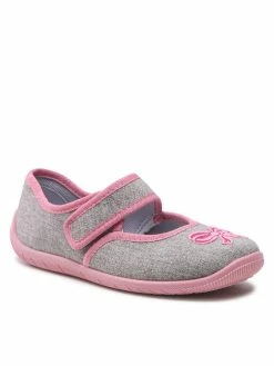 Πολύ καλή προσφορά ⭐ Nelli Blu Παντόφλες & Σανδάλια Παντόφλες Σπιτιού 009A/009B Γκρι 🧨