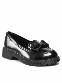 Flash Sale 👏 Nelli Blu Μοκασίνια Κλειστά παπούτσια CM2602-09 Μαύρο 😀