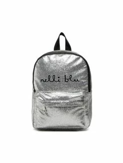 Best Pirce ⌛ Nelli Blu Σακίδια Πλάτης Σακίδιο MEP-C-019-02 Ασημί ⭐