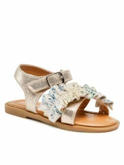 Το φθηνότερο ✨ Nelli Blu Σανδάλια CM211012-6 Χρυσό 🎁