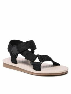 Προώθηση ✔️ Nelli Blu Σανδάλια CS5722-01 Μαύρο 🎁