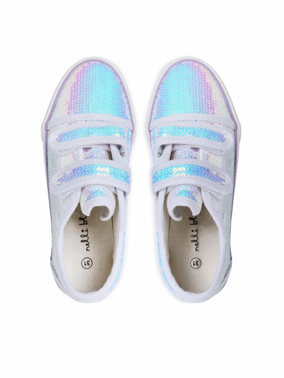 Τοπ 10 🤩 Nelli Blu Αθλητικά Πάνινα παπούτσια CF2251-1 Λευκό 🔥 8 Τοπ 10 🤩 Nelli Blu Αθλητικά Πάνινα παπούτσια CF2251-1 Λευκό 🔥 - Image 6