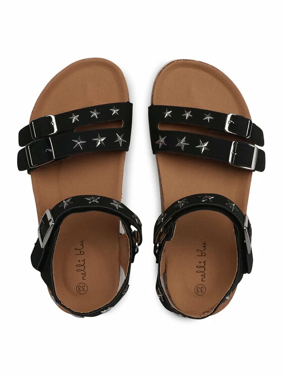 Ολοκαίνουργιο 🎉 Nelli Blu Παντόφλες & Σανδάλια Σανδάλια CS20161-01 Μαύρο 🔥 8 Ολοκαίνουργιο 🎉 Nelli Blu Παντόφλες & Σανδάλια Σανδάλια CS20161-01 Μαύρο 🔥 - Image 6