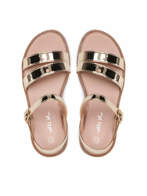 Νέος 🔔 Nelli Blu Σανδάλια CM2108010-33 Χρυσό 🔔 8 Νέος 🔔 Nelli Blu Σανδάλια CM2108010-33 Χρυσό 🔔 - Image 6